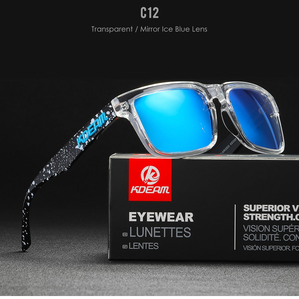 FS Bold Collection Shades | Transparent | Mirror Ice Blue Lens | Polarized Sunglasses | Sunglasses | Polarized Sunglasses | Glasses | Shades | Funky Sunglasses | Cheap Sunglasses | Cheap Polarized Sunglasses | Funky Shades | Funky Shadez
